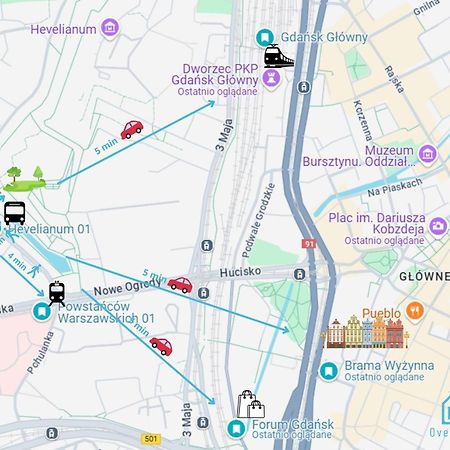 Swish Apartment -10 Min To Old Town Gdansk,Pkp & Shopping Mall Exteriör bild